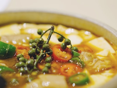 Prawn & Tofu Soup